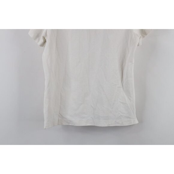 Figs Tailored Scrubs Womens Medium Distressed Short Sleeve Nurse Desk Polo Shirt - Picture 15 of 15